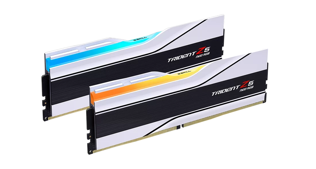 G-SKILL TZ5 NEO RGB WHITE 64G(32G 2) DDR5 6000MHZ $8999 G-SKILL TZ5 NEO RGB WHITE 64G(32G 2) DDR5 6000MHZ - Image 1